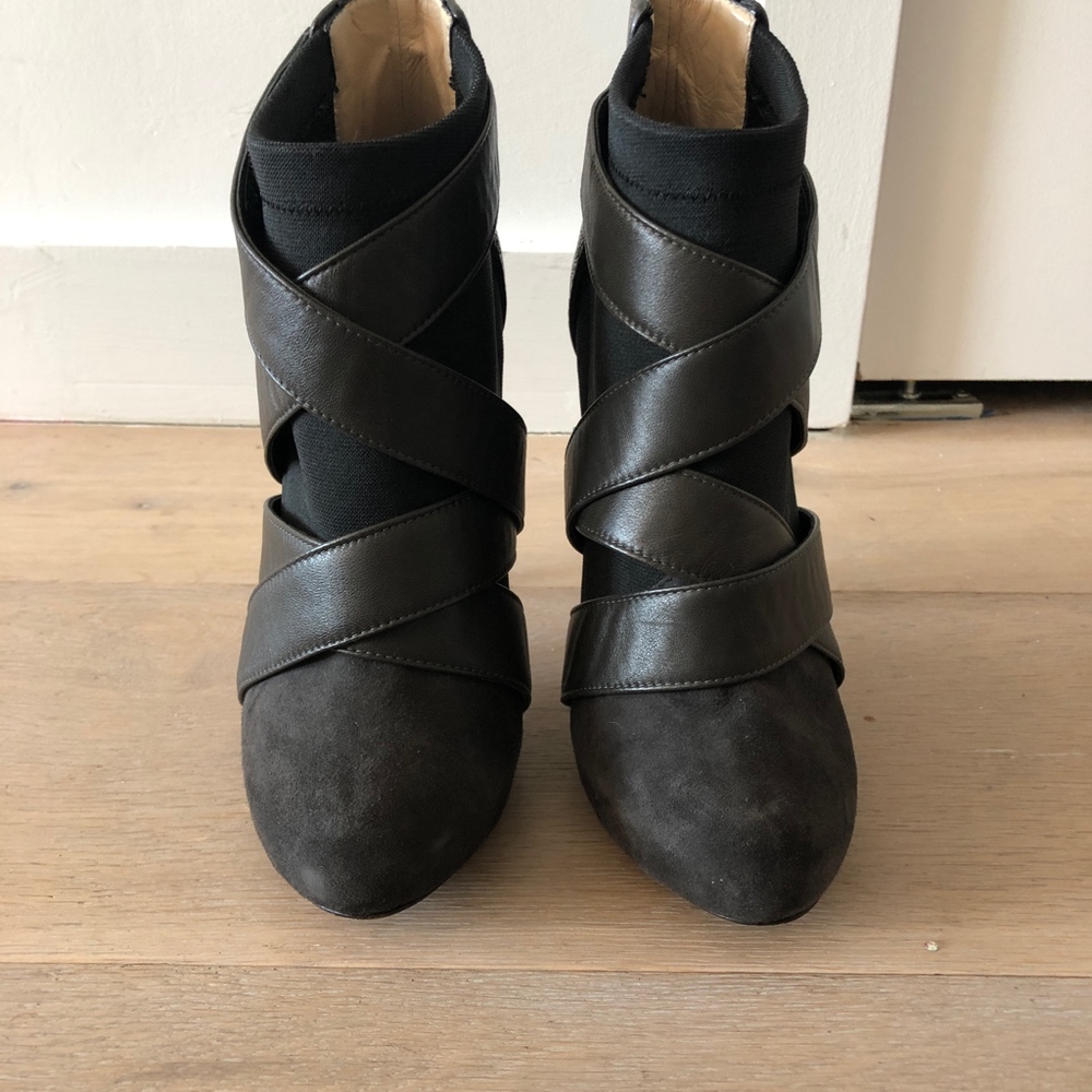 CHRISSIE MORRIS Leather Ankle Boots
